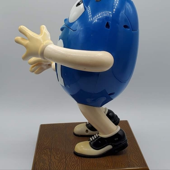 Blue M&M Dispenser as seen in pictures. No saxophone or sunglasses - Picture 2 of 5